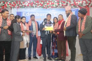इडेनवर्ग कलेजको वक्तृत्वकला प्रतियोगितामा पवन प्रथम