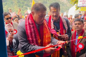पूर्वमन्त्री विश्वकर्माले स्वर्गीय मातापिताको स्मृतिमा बराहक्षेत्रमा स्वास्थ्य इकाई भवन बनाइदिए