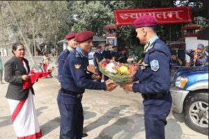 प्रदेश प्रहरी प्रमुखबाट कोशी प्रदेश प्रहरी गणको निरीक्षण भ्रमण सम्पन्न