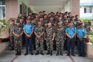 नेपाली सेनाका हायर कमाण्ड तालिमार्थीको विराटनगर अवलोकन भ्रमण