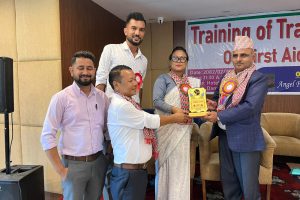 सहकारीका अगुवालाई प्राथमिक उपचार सम्बन्धि प्रशिक्षक प्रशिक्षण